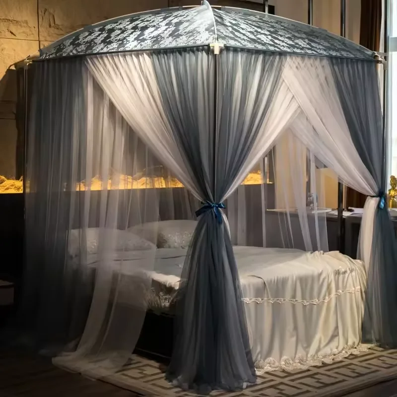 Новый дизайн, четырехместная дворцовая москитная сетка с рамкой, 2-слойная трехдверная сетка с кронштейном, высококачественный домашний текстиль, декор
Новый дизайн, четырехместная дворцовая москитная сетка с рамкой, 2-слойная трехдверная сетка с кронштейном, высококачественный домашний текстиль, декор