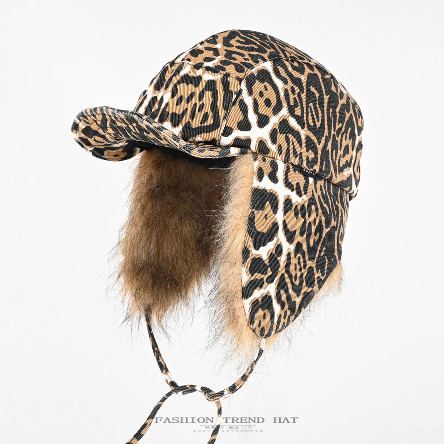 Winter Warm Trapper Hat for Women Men Leopard Print Earflap Beanie Retro Street Cool Style Ushanka for Outdoor Snow Riding
Winter Warm Trapper Hat for Women Men Leopard Print Earflap Beanie Retro Street Cool Style Ushanka for Outdoor Snow Riding
