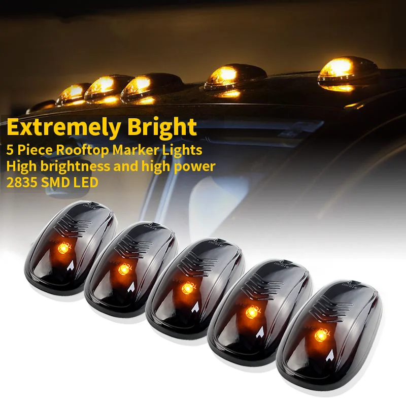 5PCS LED Cab Roof Top Marker Lights Canbus For 2003-2016 Dodge Ram 1500/2500/3500/4500/5500 Stock Roof Cab Lamps Car Accessories
5PCS LED Cab Roof Top Marker Lights Canbus For 2003-2016 Dodge Ram 1500/2500/3500/4500/5500 Stock Roof Cab Lamps Car Accessories