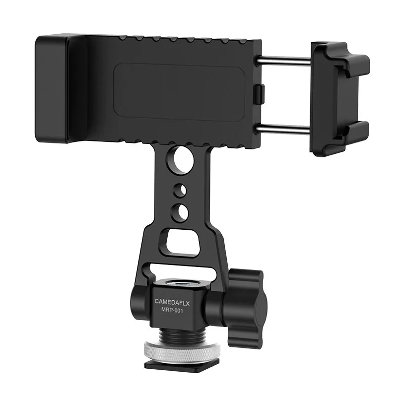 Rotating Phone Holder Tripod Clamp for Vertical and Horizontal Mounting
Rotating Phone Holder Tripod Clamp for Vertical and Horizontal Mounting