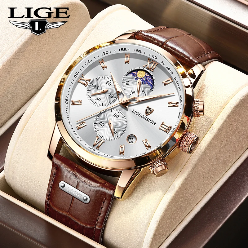 LIGE New Fashion Watches Men Top Luxury Mens Watch Business Casual Quartz Wristwatches Waterproof Luminous Date Reloj Hombre+BOX
LIGE New Fashion Watches Men Top Luxury Mens Watch Business Casual Quartz Wristwatches Waterproof Luminous Date Reloj Hombre+BOX