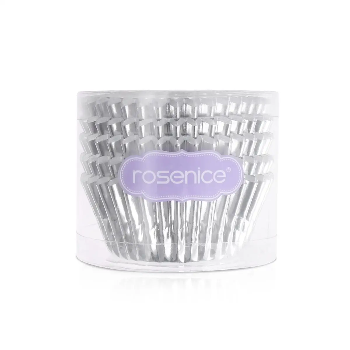 100pcs ROSENICEAluminum Thickened Foil Cups Cupcake Liners Mini Cake Muffin Molds Baking Molds (Silver)
100pcs ROSENICEAluminum Thickened Foil Cups Cupcake Liners Mini Cake Muffin Molds Baking Molds (Silver)