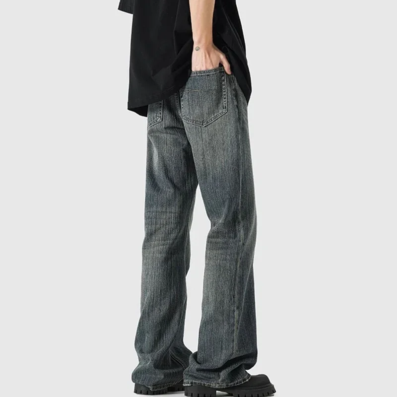 2025 Индивидуальная уличная одежда в стиле хип-хоп, мужские джинсовые брюки, модные полосатые мужские винтажные синие мешковатые джинсы, уличные брюки Bootcut
2025 Индивидуальная уличная одежда в стиле хип-хоп, мужские джинсовые брюки, модные полосатые мужские винтажные синие мешковатые джинсы, уличные брюки Bootcut