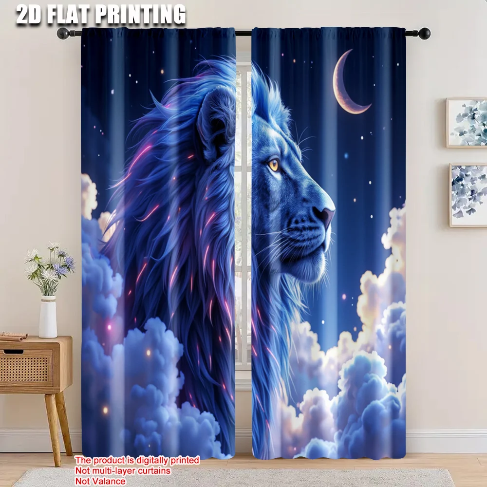 2pcs, 2D flat printing Party Curtain Lion Corporation Versatile Fabric,Without Electricity Family Party Applies to Indoor Use
2pcs, 2D flat printing Party Curtain Lion Corporation Versatile Fabric,Without Electricity Family Party Applies to Indoor Use