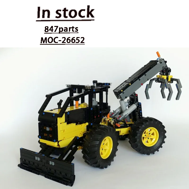 MOC-26652 Urban Farm Agricultural Front Claw Tractor Building Block Model 847 Parts Boys Children's Birthday Christmas Toy Gift
MOC-26652 Urban Farm Agricultural Front Claw Tractor Building Block Model 847 Parts Boys Children's Birthday Christmas Toy Gift