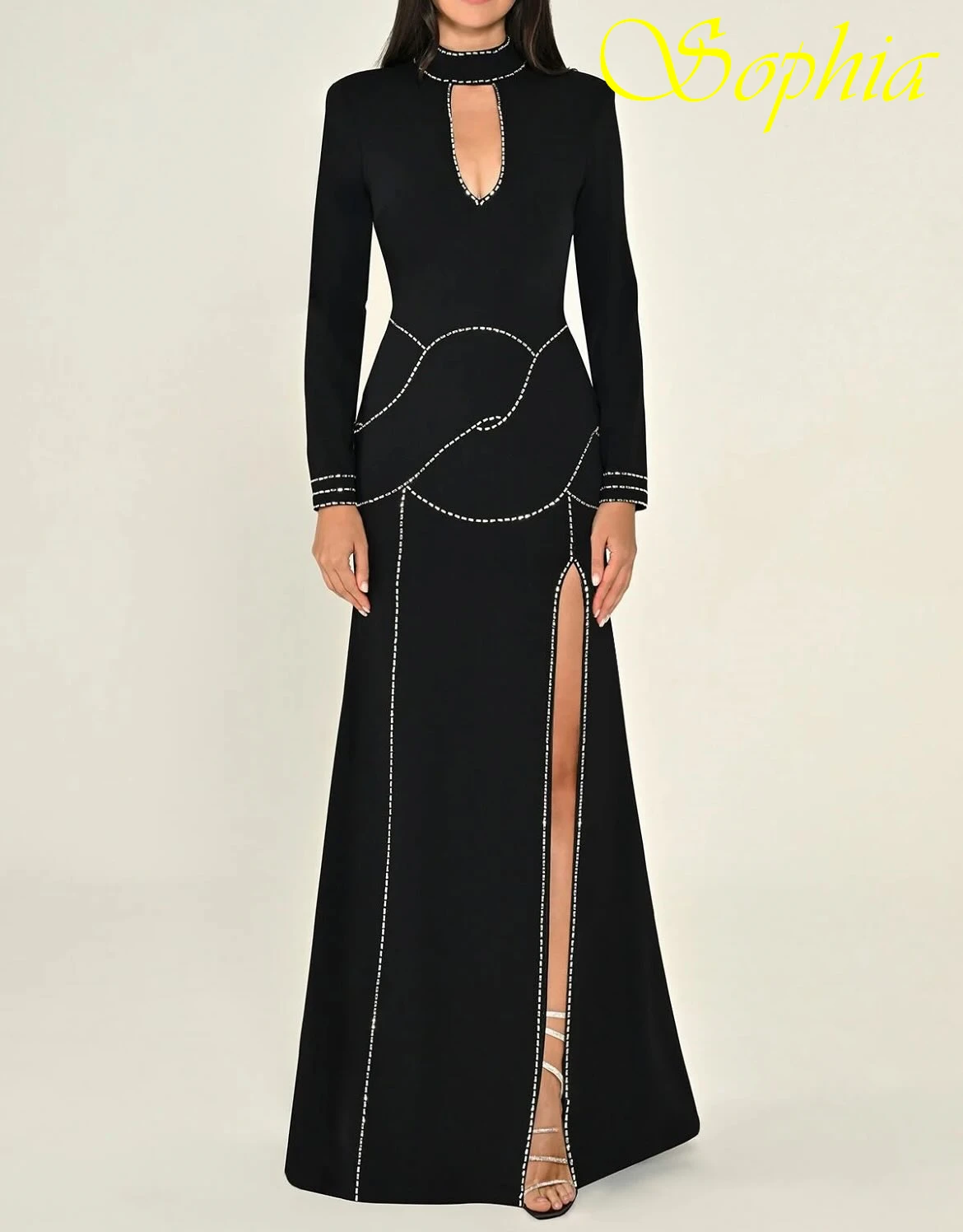 Customized Straight Crew Neck Long Sleeves Formal Evening Dress Classic Bespoke Occasion Gowns High Quality Celebrity Gowns
Customized Straight Crew Neck Long Sleeves Formal Evening Dress Classic Bespoke Occasion Gowns High Quality Celebrity Gowns