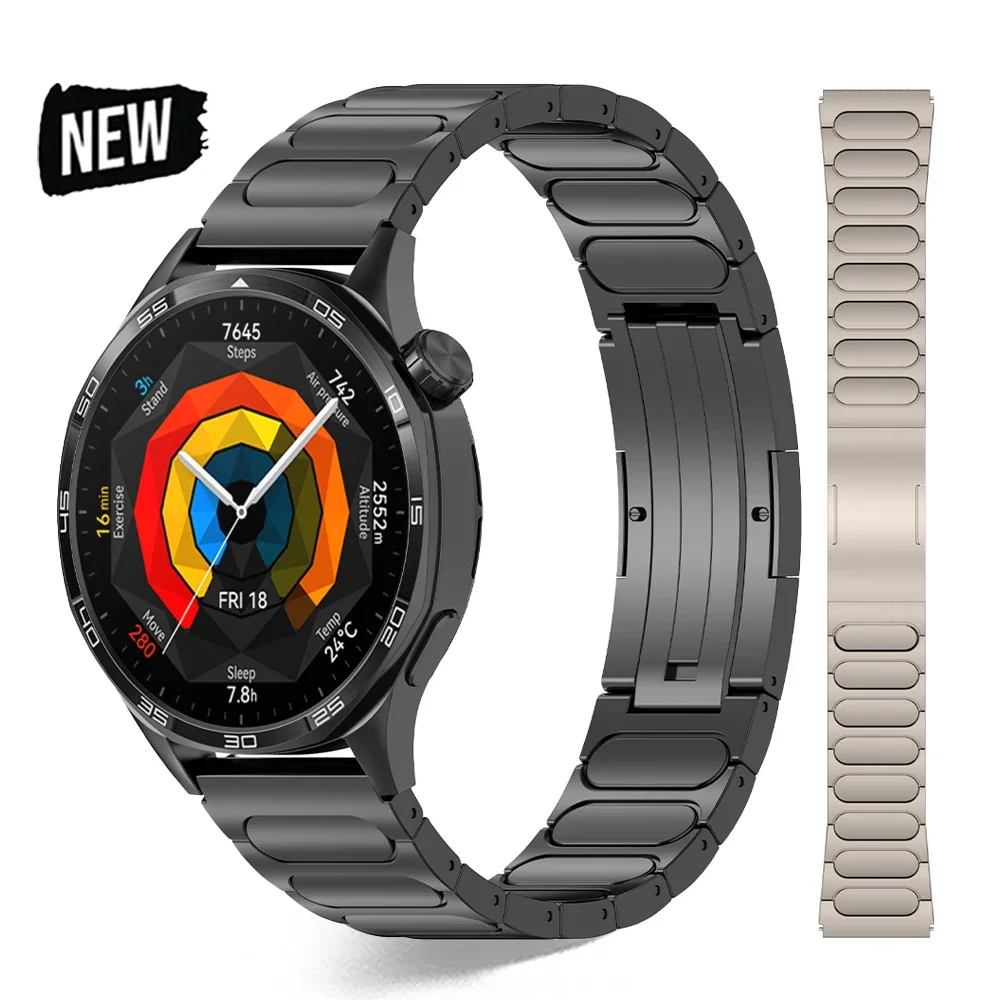 22mm Metal Luxury Strap for Huawei Watch GT5/3 Pro 46mm GT5 GT4 46mm Ultimate Titanium Men Band For Huawei Watch 4/4PRO Bracelet
22mm Metal Luxury Strap for Huawei Watch GT5/3 Pro 46mm GT5 GT4 46mm Ultimate Titanium Men Band For Huawei Watch 4/4PRO Bracelet