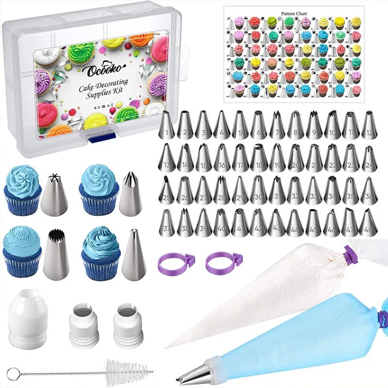 100PCS/Set piping nozzle with label cake decoration piping nozzle pastry bag cleaning brush Cake Decoration Accessories Mold
100PCS/Set piping nozzle with label cake decoration piping nozzle pastry bag cleaning brush Cake Decoration Accessories Mold