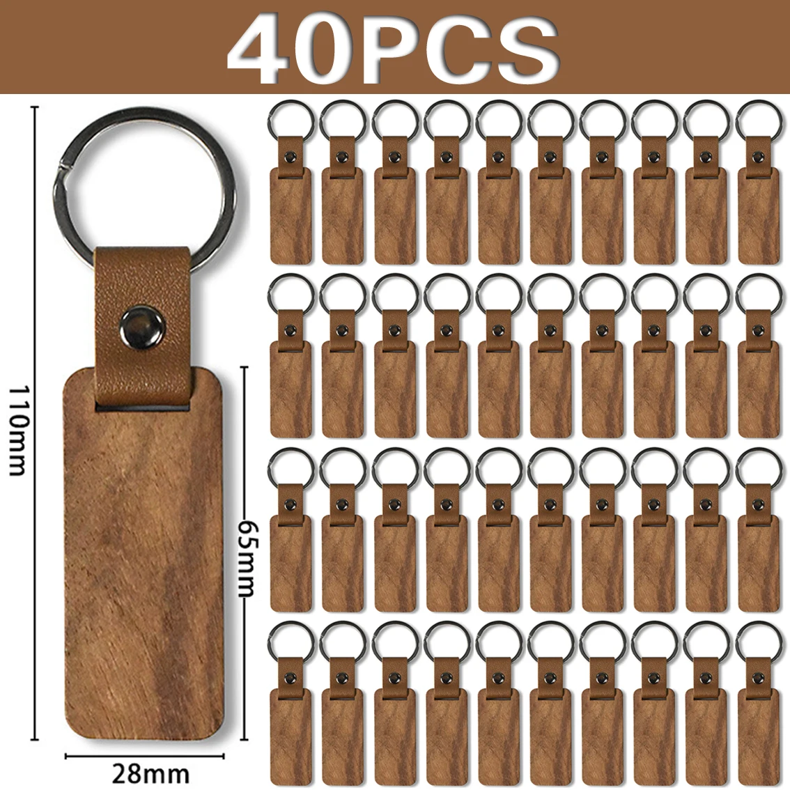 40Pcs Wood PU Leather Keychain DIY Souvenir Keyring Leather Sublimation Blank Wooden Key Chains Keychain
40Pcs Wood PU Leather Keychain DIY Souvenir Keyring Leather Sublimation Blank Wooden Key Chains Keychain