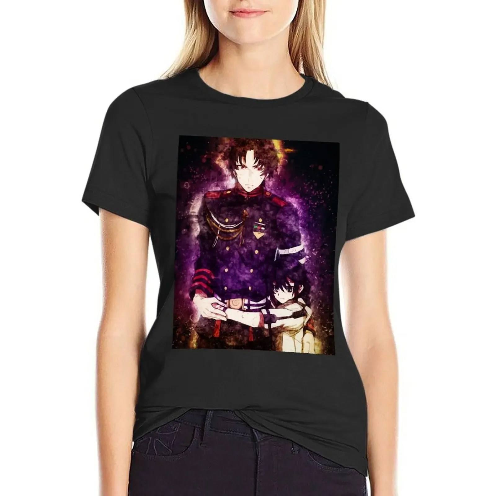 Guren Ichinose Seraph of the end Anime T-Shirt Female clothing anime tees Short sleeve tee t shirt Women
Guren Ichinose Seraph of the end Anime T-Shirt Female clothing anime tees Short sleeve tee t shirt Women