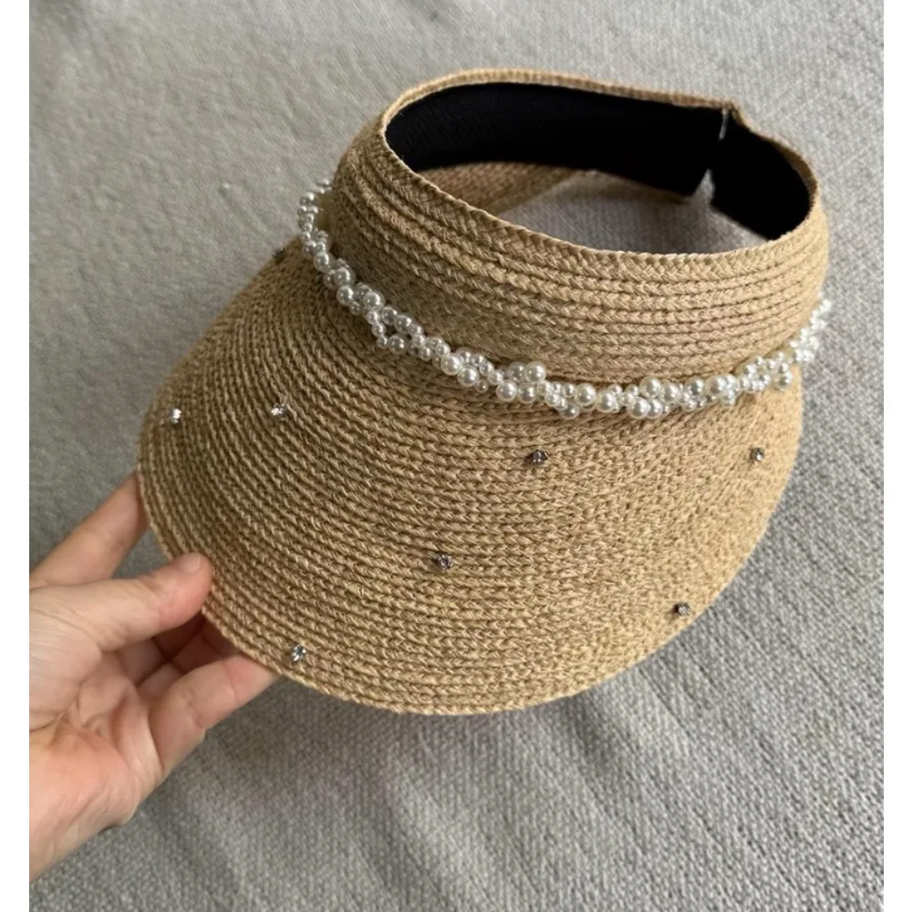 Summer Pearl Water Diamond Lafite Grass Empty Top Hat for Children Sunscreen No Top Hat summer hats for women
Summer Pearl Water Diamond Lafite Grass Empty Top Hat for Children Sunscreen No Top Hat summer hats for women
