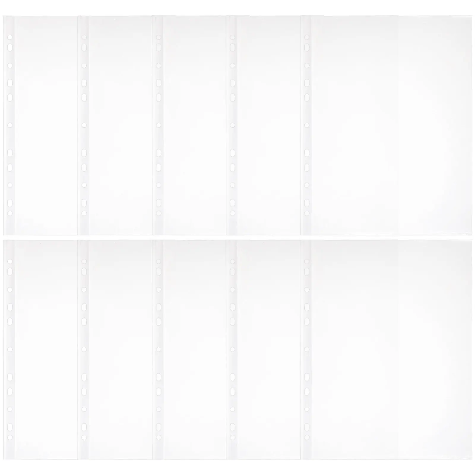 100Pcs Clear Page Protectors for Loose Leaf Binders PP Plastic Sheet Sleeves Document Organizer for Office School Home Travel A4
100Pcs Clear Page Protectors for Loose Leaf Binders PP Plastic Sheet Sleeves Document Organizer for Office School Home Travel A4