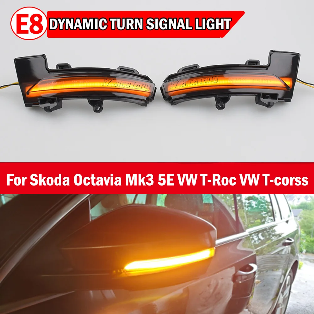 2X For Skoda Octavia 3 Mk3 III A7 5E Dynamic LED Turn Signal Blinker Light For VW T-roc Troc T-cross 2014 2015 2017 2018 - 2020
2X For Skoda Octavia 3 Mk3 III A7 5E Dynamic LED Turn Signal Blinker Light For VW T-roc Troc T-cross 2014 2015 2017 2018 - 2020