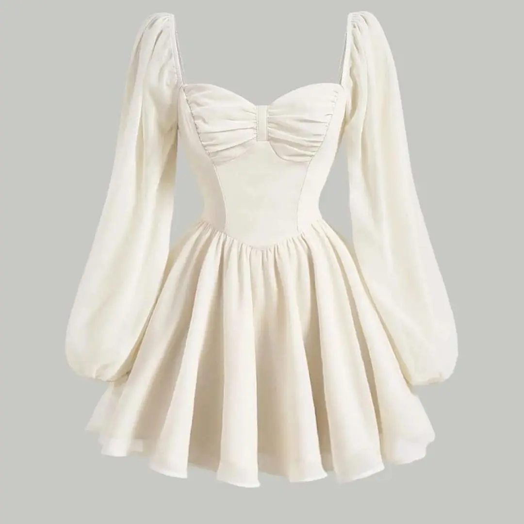 White Prom Dresses Long Sleeves Evening Dresses Knee Length Saudi Arabia Women's Formal Dress Wedding Party customized 2025
White Prom Dresses Long Sleeves Evening Dresses Knee Length Saudi Arabia Women's Formal Dress Wedding Party customized 2025