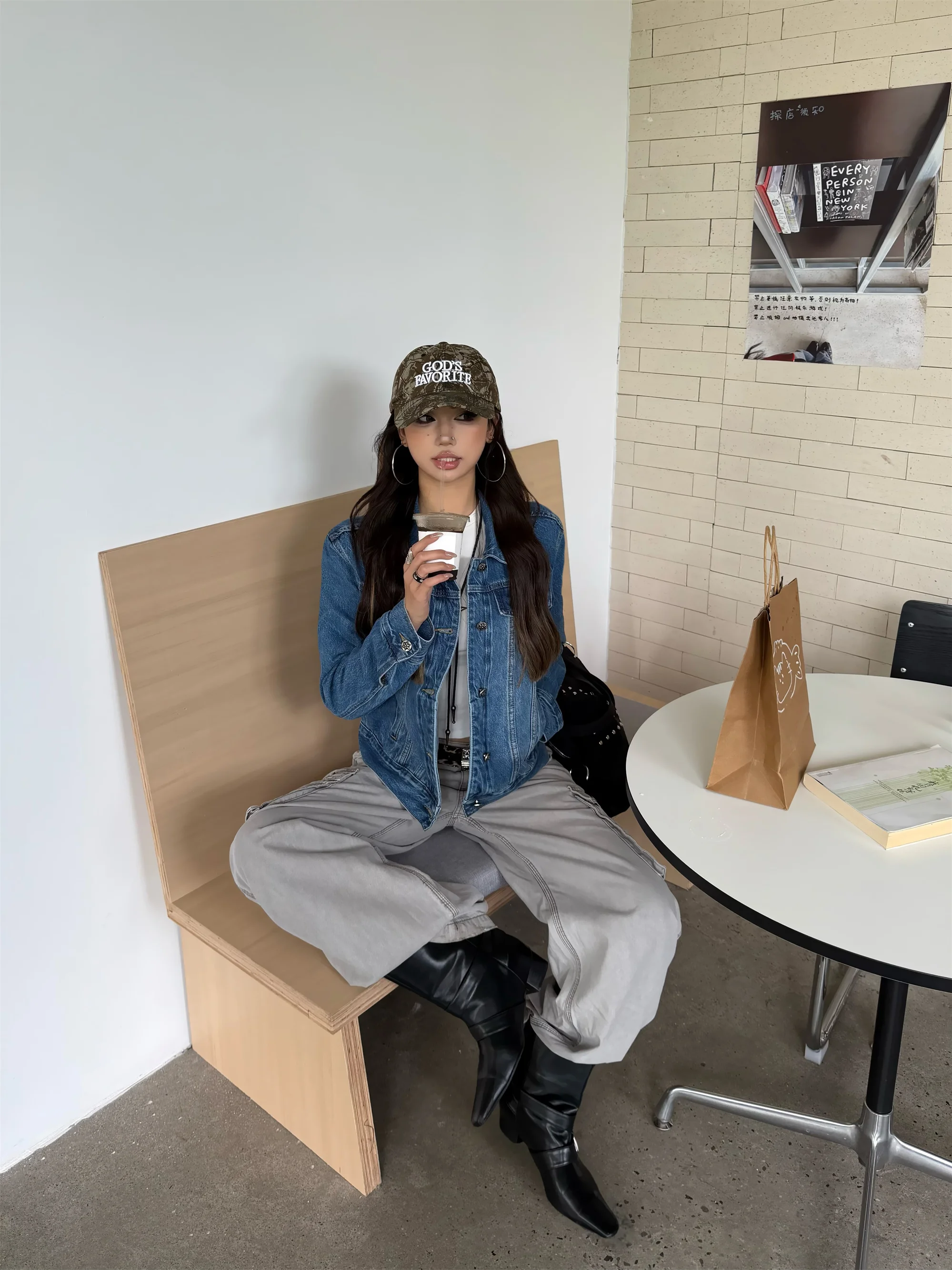 Lazy Chen ort Blue Denim Jaet Women's Sle Commute Cotton Blend Fabric Long Sve Collar Button Closure Everyday Wear
Lazy Chen ort Blue Denim Jaet Women's Sle Commute Cotton Blend Fabric Long Sve Collar Button Closure Everyday Wear