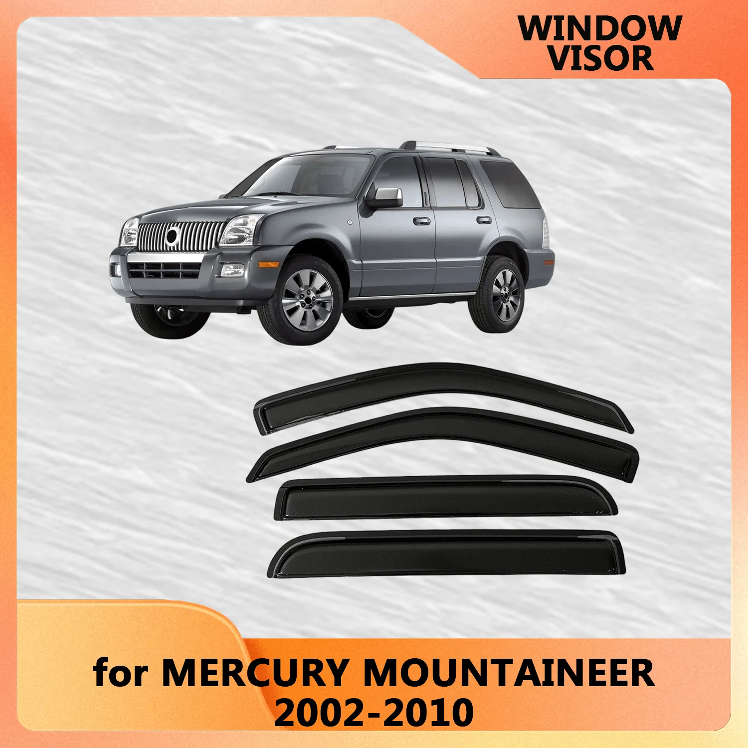 Оконный козырек для MERCURY MOUNTAINEER 2002-2010, ветровые дефлекторы, защита от дождя, дверной козырек, вентиляционные шторы, внешние детали вентилятора
Оконный козырек для MERCURY MOUNTAINEER 2002-2010, ветровые дефлекторы, защита от дождя, дверной козырек, вентиляционные шторы, внешние детали вентилятора