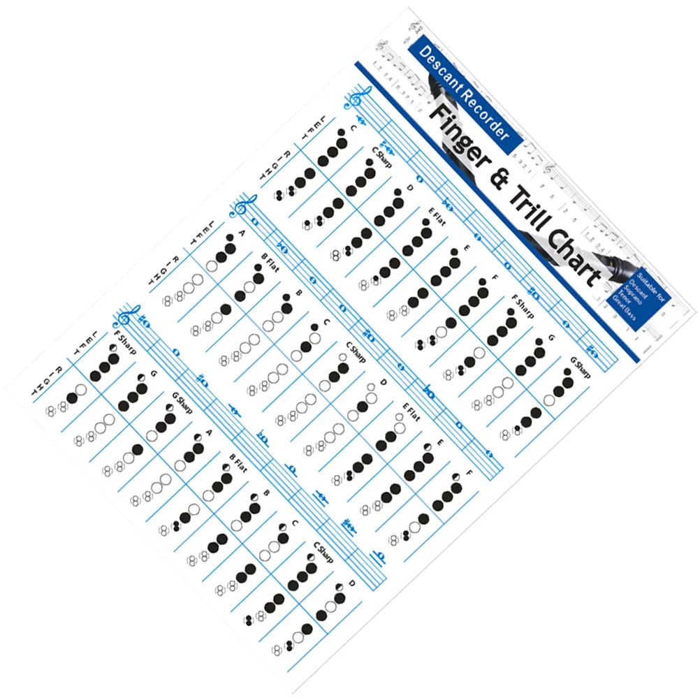Bass Flute Chart Coated Paper Durable Clarinet Chart Practice Tool Students Beginner Flute Supplies Chord Poster
Bass Flute Chart Coated Paper Durable Clarinet Chart Practice Tool Students Beginner Flute Supplies Chord Poster