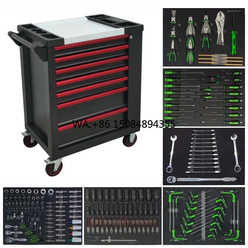 Heavy-Duty Professional SPCC Steel Tool Cabinet JMST 2026 7-Drawer Mobile Unit Upgraded Handles 250kg Load Capacity Keyed
Heavy-Duty Professional SPCC Steel Tool Cabinet JMST 2026 7-Drawer Mobile Unit Upgraded Handles 250kg Load Capacity Keyed