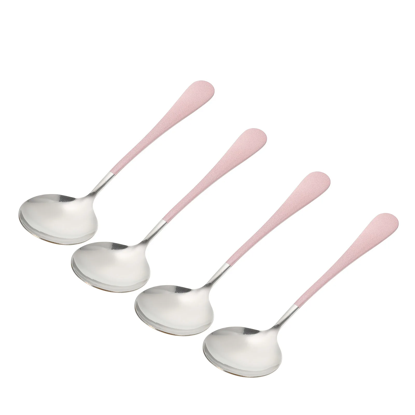 4Pcs Stainless Steel Soup Spoons Stylish Simple Design Multipurpose Dining Spoons Easy Clean Kitchen Gadgets for Home
4Pcs Stainless Steel Soup Spoons Stylish Simple Design Multipurpose Dining Spoons Easy Clean Kitchen Gadgets for Home