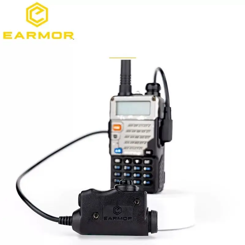 OPSMEN EARMOR M51 push-to-talk PTT Adapter M32 M32H Airsoft Tactical Headset Kenwood Plug Tactical Headset Accessory
OPSMEN EARMOR M51 push-to-talk PTT Adapter M32 M32H Airsoft Tactical Headset Kenwood Plug Tactical Headset Accessory