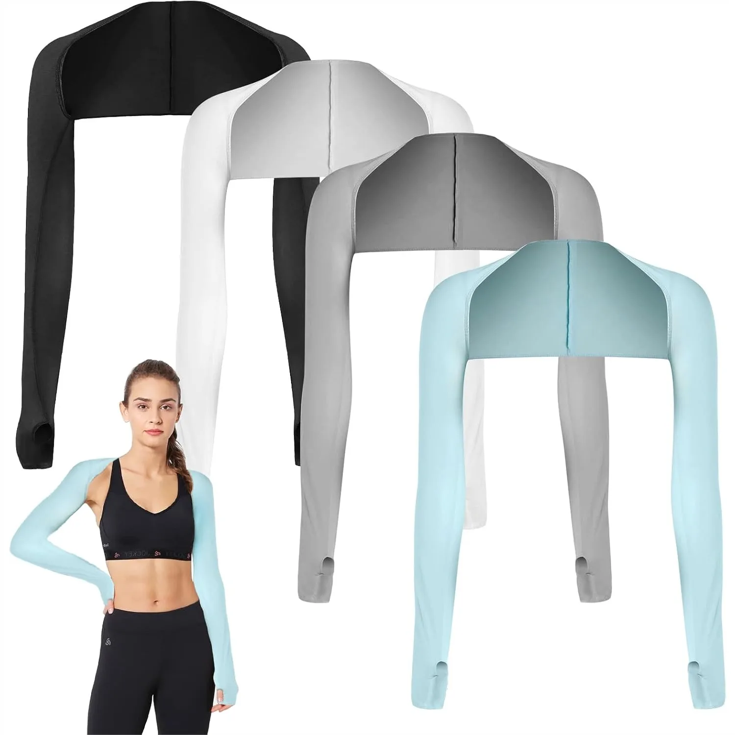 Cooling Shawl Arm Sleeves for Women, Breathable Sun Protection Shrug with UV Blocking
Cooling Shawl Arm Sleeves for Women, Breathable Sun Protection Shrug with UV Blocking