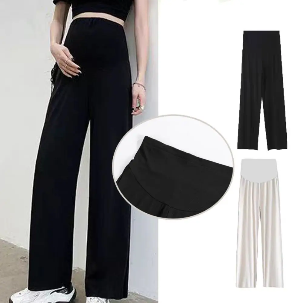 Loose Straight Leg Pants High Waist Ice Silk Casual Pants Pregnant Workout Trousers Dropping Feeling Wide Leg Pants Woman Female
Loose Straight Leg Pants High Waist Ice Silk Casual Pants Pregnant Workout Trousers Dropping Feeling Wide Leg Pants Woman Female