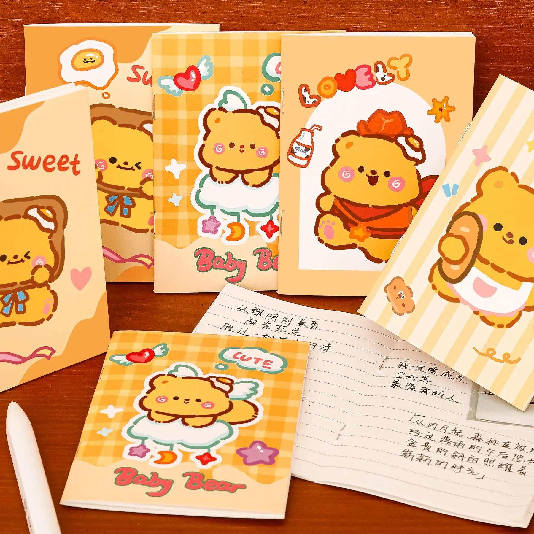 Elementary Student Study Gift Cute Bear Capybara Cartoon Softcover Pocket Notebook Adorable Animal Stationery Notepad
Elementary Student Study Gift Cute Bear Capybara Cartoon Softcover Pocket Notebook Adorable Animal Stationery Notepad