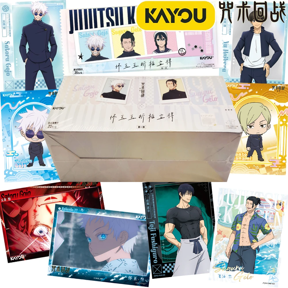 Kayou Genuine Official Jujutsu Kaisen Collection Cards Anime Gojo Satoru Ieiri Shoko Q-version Cartoon Photo Card Kid Hobby Gift
Kayou Genuine Official Jujutsu Kaisen Collection Cards Anime Gojo Satoru Ieiri Shoko Q-version Cartoon Photo Card Kid Hobby Gift