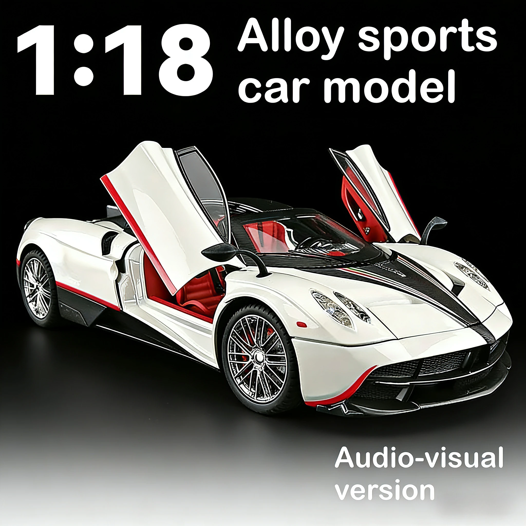 18 модель спортивного автомобиля из сплава Parnini, литой материал, звуковая и световая версия, четыре раздвижных двери, игрушки для взрослых и детей.
18 модель спортивного автомобиля из сплава Parnini, литой материал, звуковая и световая версия, четыре раздвижных двери, игрушки для взрослых и детей.