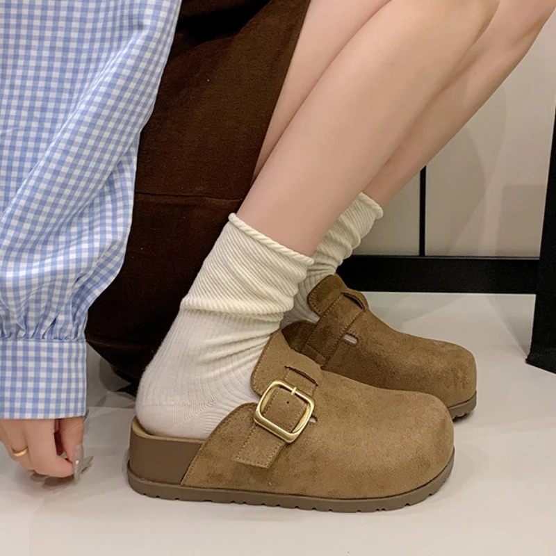 2026 New Women's Suede Cork Shoes Famous Design Adjustable Shoulder Straps Comfortable Arch Support Cork Shoes
2026 New Women's Suede Cork Shoes Famous Design Adjustable Shoulder Straps Comfortable Arch Support Cork Shoes