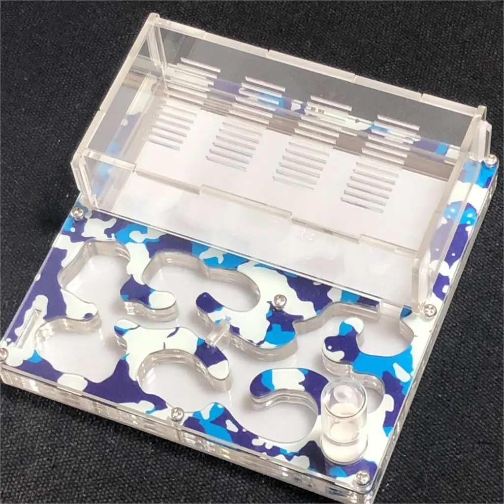 camouflage cool DUAL Moisturing BIG Space Acrylic ant farm maze,Ant Nest with Feeding Area Ant House for Pet Anthil
camouflage cool DUAL Moisturing BIG Space Acrylic ant farm maze,Ant Nest with Feeding Area Ant House for Pet Anthil