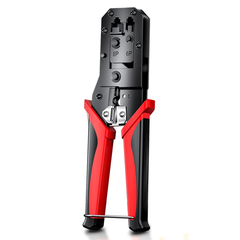 ROVLL RJ45 Crimper Tools Ethernet Lan Cable Network Cutter Stripper Plier 8P6P 6P6C RJ11 RJ12 Multifuntion Tool
ROVLL RJ45 Crimper Tools Ethernet Lan Cable Network Cutter Stripper Plier 8P6P 6P6C RJ11 RJ12 Multifuntion Tool