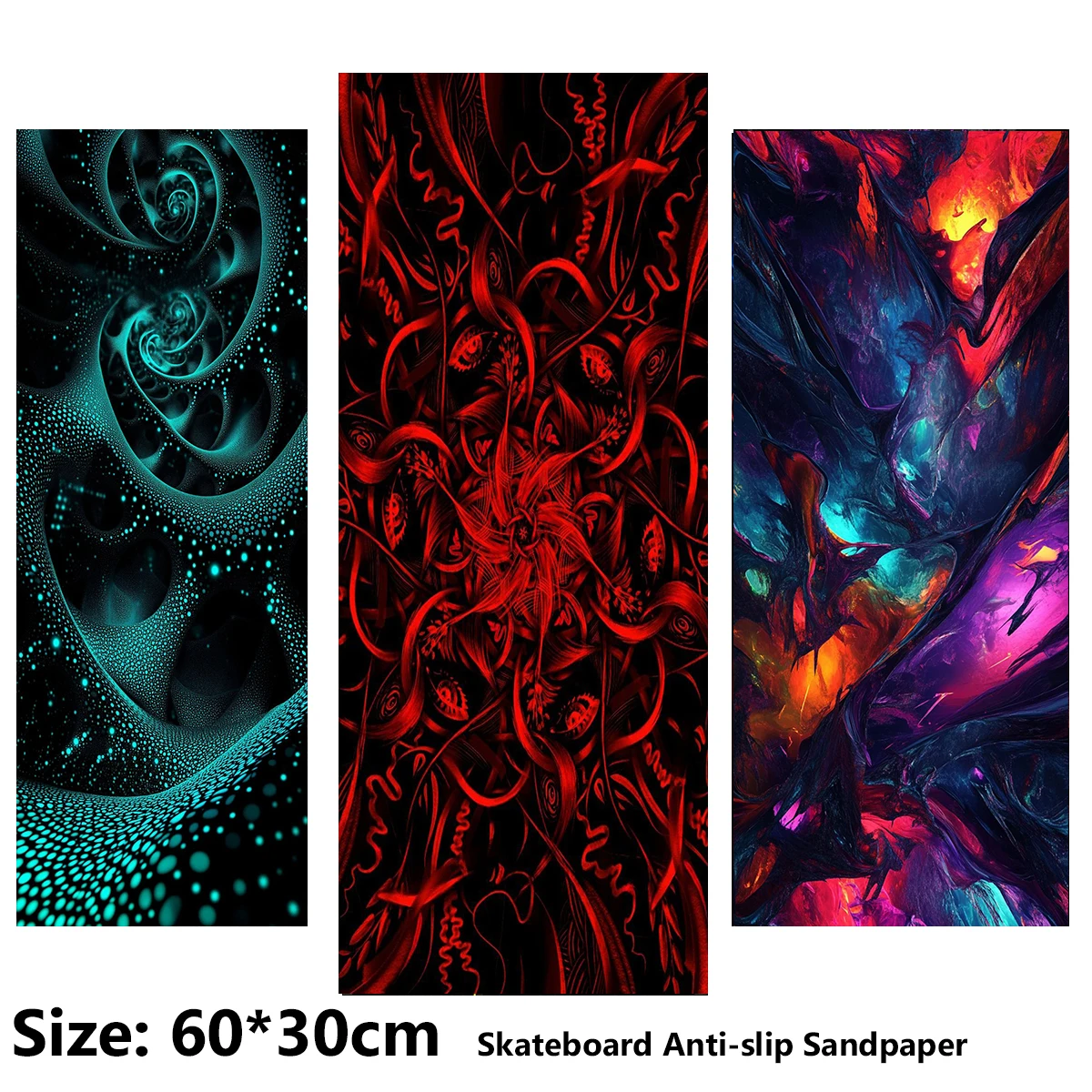 ElecStric Scooter Anti-slip Sticker Sandpaper Skateboard Grip Tape Sheet 60*30cm Geometric Cool Pattern
ElecStric Scooter Anti-slip Sticker Sandpaper Skateboard Grip Tape Sheet 60*30cm Geometric Cool Pattern