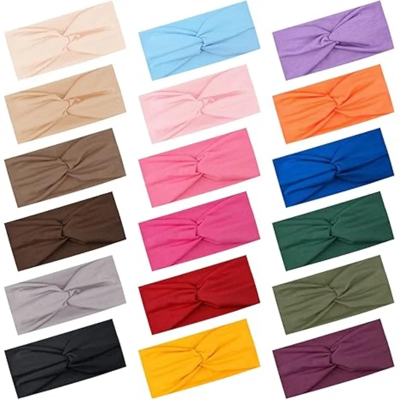 2pcs Wide Headbands for Women Non Slip Soft Elastic Hair Bands Yoga Running Sports Workout Gym Head Wraps, Knotted Cloth
2pcs Wide Headbands for Women Non Slip Soft Elastic Hair Bands Yoga Running Sports Workout Gym Head Wraps, Knotted Cloth