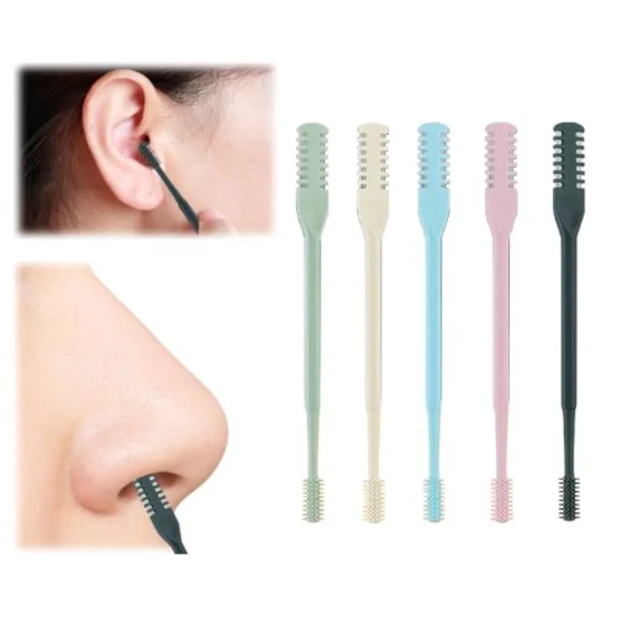 Nasal Hair Cutter for Women Men Family Kit, Stainless Steel Nose Hair Trimmer, 5-Pack in Assorted Colors, Ergonomic Manual Desi
Nasal Hair Cutter for Women Men Family Kit, Stainless Steel Nose Hair Trimmer, 5-Pack in Assorted Colors, Ergonomic Manual Desi