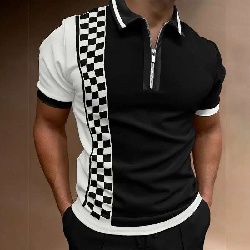 2024 Europe and the United States Hot New 3D Printed Casual Fashion Simple Checkered Zipper POLO Shirt
2024 Europe and the United States Hot New 3D Printed Casual Fashion Simple Checkered Zipper POLO Shirt