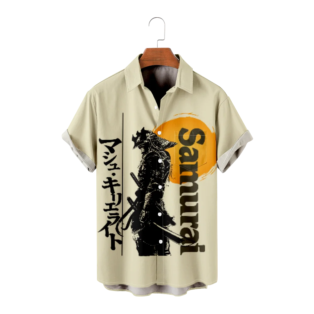 Hawaiian Shirt For Men Summer Beach Samurai Pattern Y2kStreetwear T-Shirt Short Sleeve Oversized 5XL Clothes For Men
Hawaiian Shirt For Men Summer Beach Samurai Pattern Y2kStreetwear T-Shirt Short Sleeve Oversized 5XL Clothes For Men