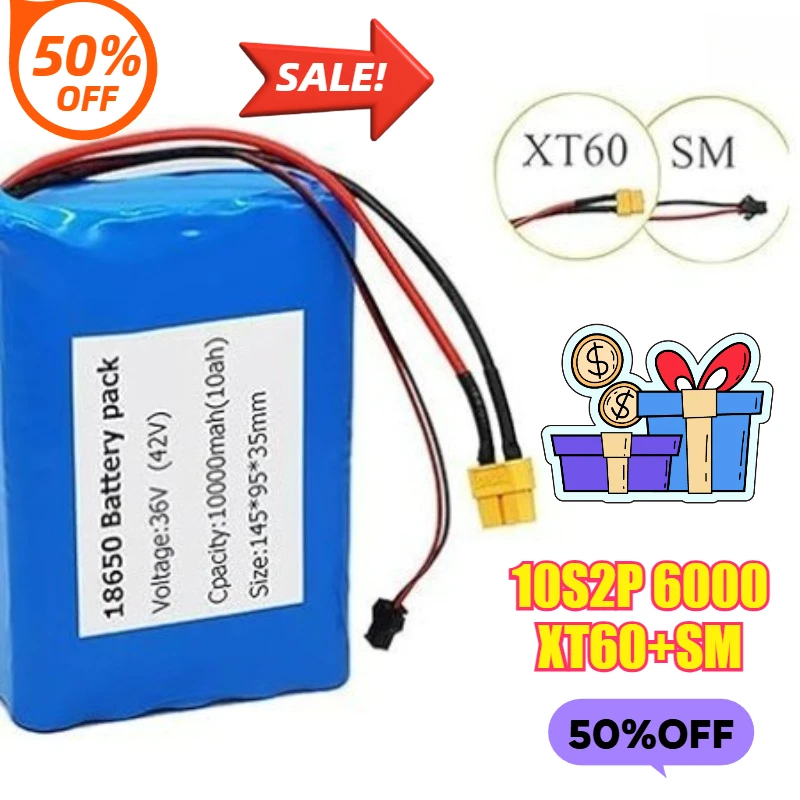 10S2P 36V 6ah Battery Pack 186500 Lithium-ion Battery500W for High-power Motorcycles and Scooters Battery
10S2P 36V 6ah Battery Pack 186500 Lithium-ion Battery500W for High-power Motorcycles and Scooters Battery