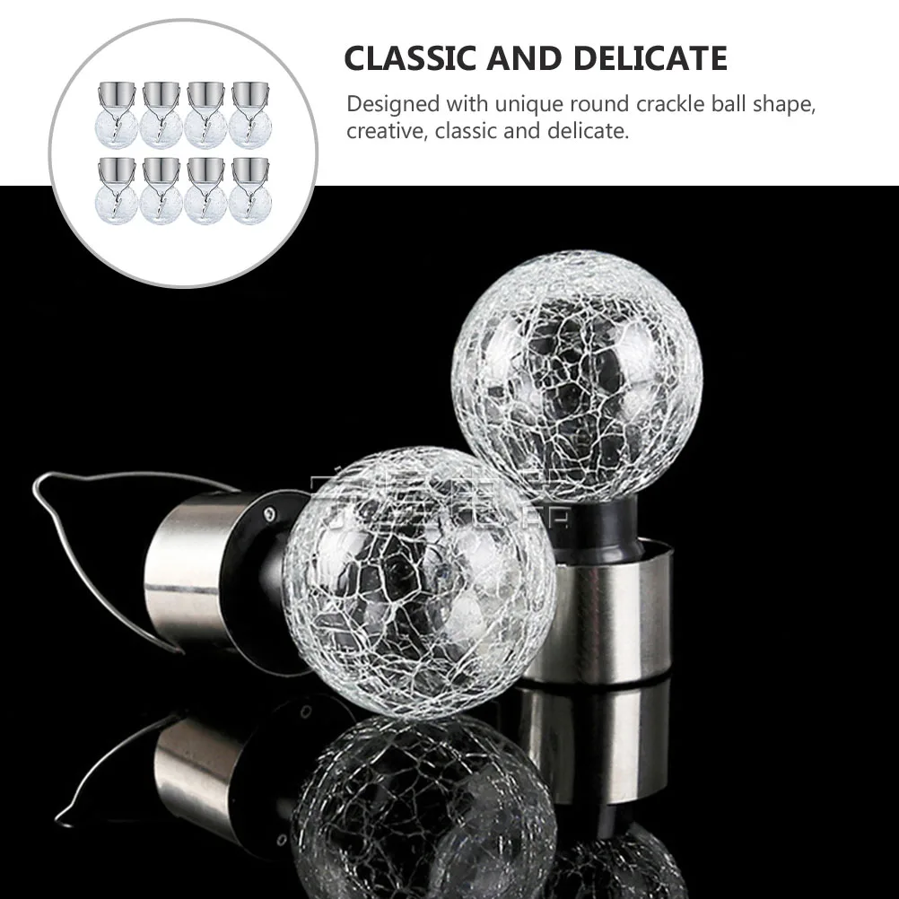 8Pcs Stainless Steel Glass Solar Light Hanging Lamp for Patio Deck Christmas Halloween
8Pcs Stainless Steel Glass Solar Light Hanging Lamp for Patio Deck Christmas Halloween