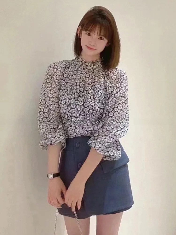 M Home Autumn New Faion Simple Country Sle Casual Daisy Print Lace Collar Lantern Sve irt Women's Busin Casual irt
M Home Autumn New Faion Simple Country Sle Casual Daisy Print Lace Collar Lantern Sve irt Women's Busin Casual irt