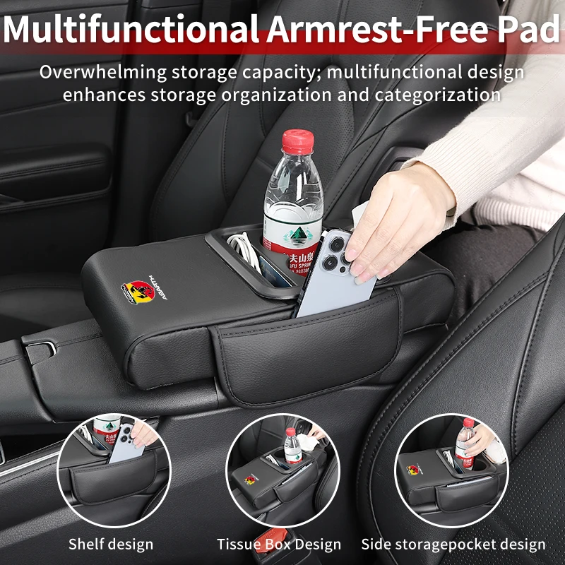 Car Armrest Box Cushion Console Storage Box Elbow Rest Pad Accessories For FIAT 500 Grande Punto Tipo Stilo UNO Astra Bravo Pand
Car Armrest Box Cushion Console Storage Box Elbow Rest Pad Accessories For FIAT 500 Grande Punto Tipo Stilo UNO Astra Bravo Pand