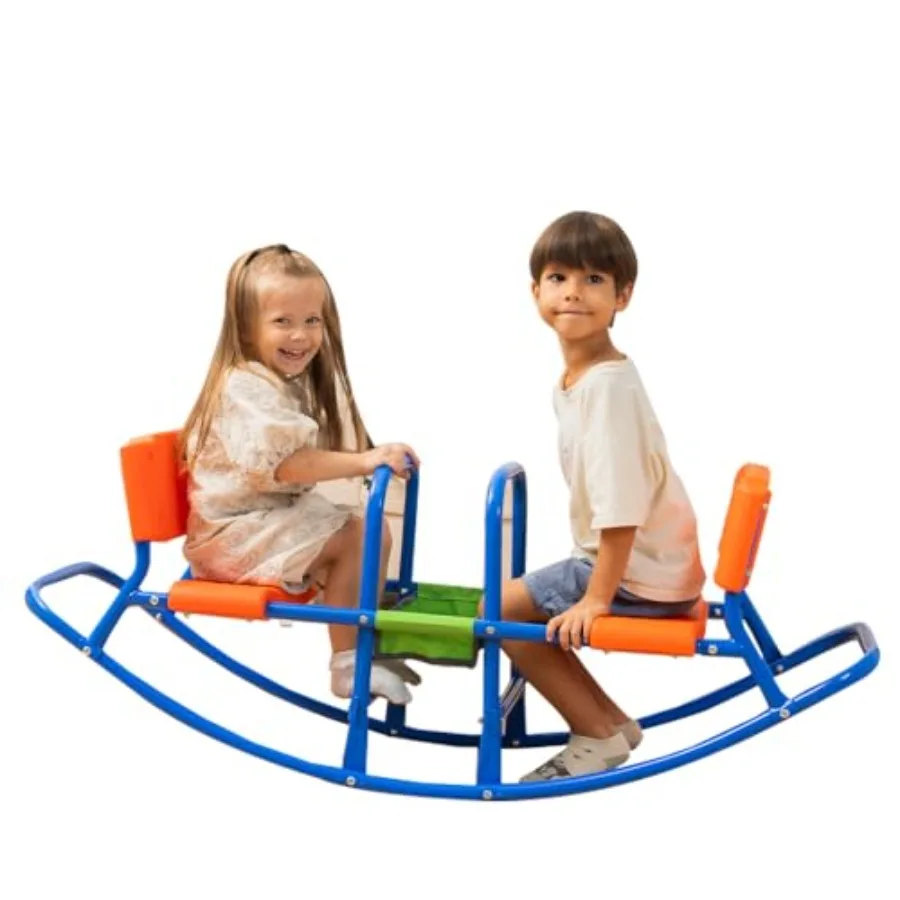 Двухместная качалка-балансир для детей 3-5 лет, уличная игрушка для двоих, прочное стальное качающееся кресло
Двухместная качалка-балансир для детей 3-5 лет, уличная игрушка для двоих, прочное стальное качающееся кресло