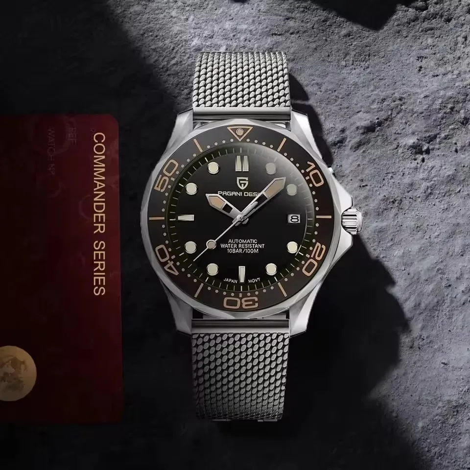 2026 PAGANI DESIGN New 007 Ceramic Bezel Man watch 316L All Steel Mechanical Luxury Men watch Luminous Sapphire Japan Movt Watch
2026 PAGANI DESIGN New 007 Ceramic Bezel Man watch 316L All Steel Mechanical Luxury Men watch Luminous Sapphire Japan Movt Watch