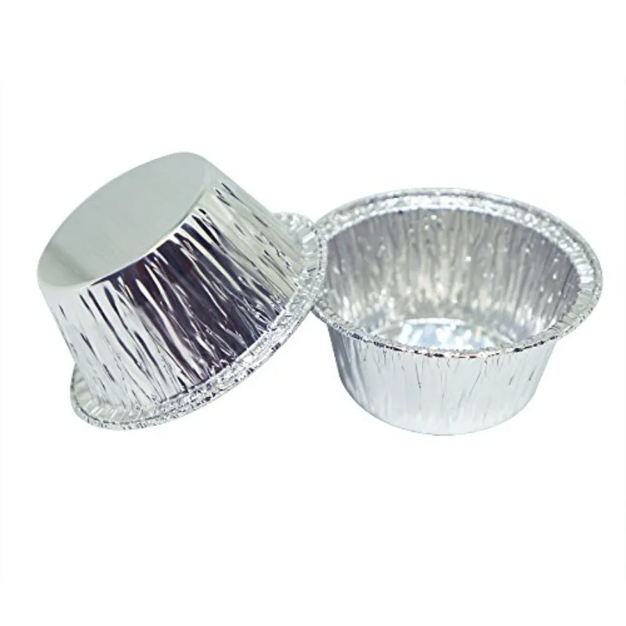 2.6" Disposable Aluminum Foil, Mini Cupcake/Muffin Baking Cups, Pack of 150
2.6" Disposable Aluminum Foil, Mini Cupcake/Muffin Baking Cups, Pack of 150