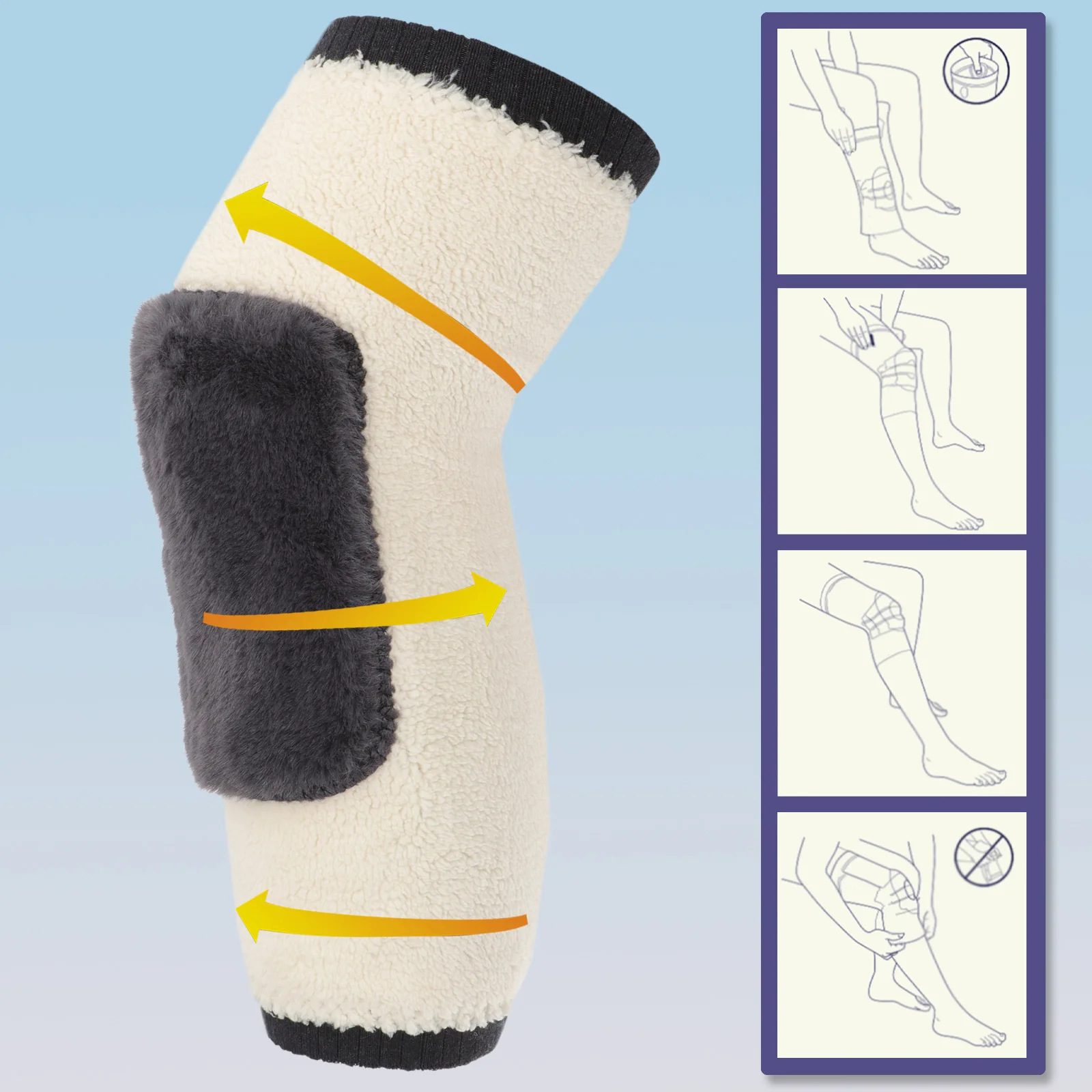 Knee Pads Warmers for Seniors Body Cold Weather Sleeves Protective Full-wrap Protectors Covers Ankle
Knee Pads Warmers for Seniors Body Cold Weather Sleeves Protective Full-wrap Protectors Covers Ankle