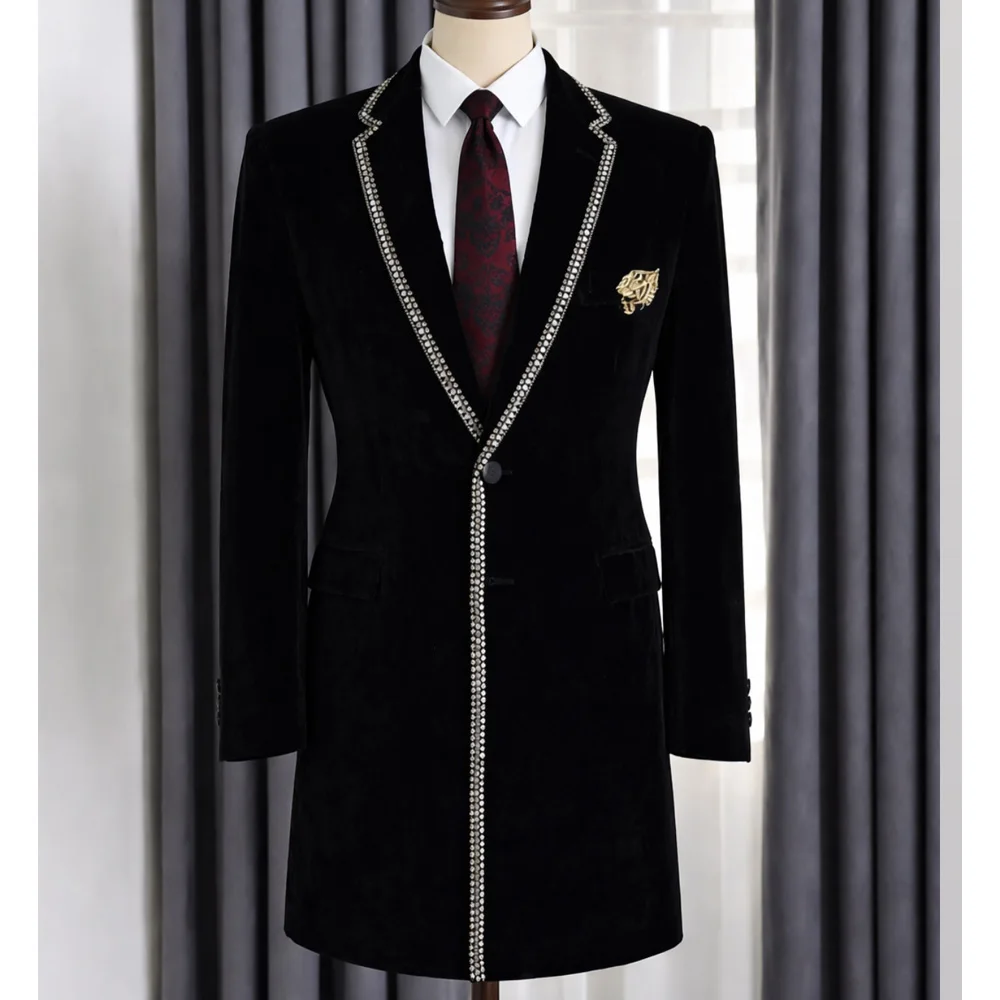 Elegant Man Suit 2 piece set Modern Wedding Party outfit Suits for Men Stylish Business office suit banquet attire
Elegant Man Suit 2 piece set Modern Wedding Party outfit Suits for Men Stylish Business office suit banquet attire