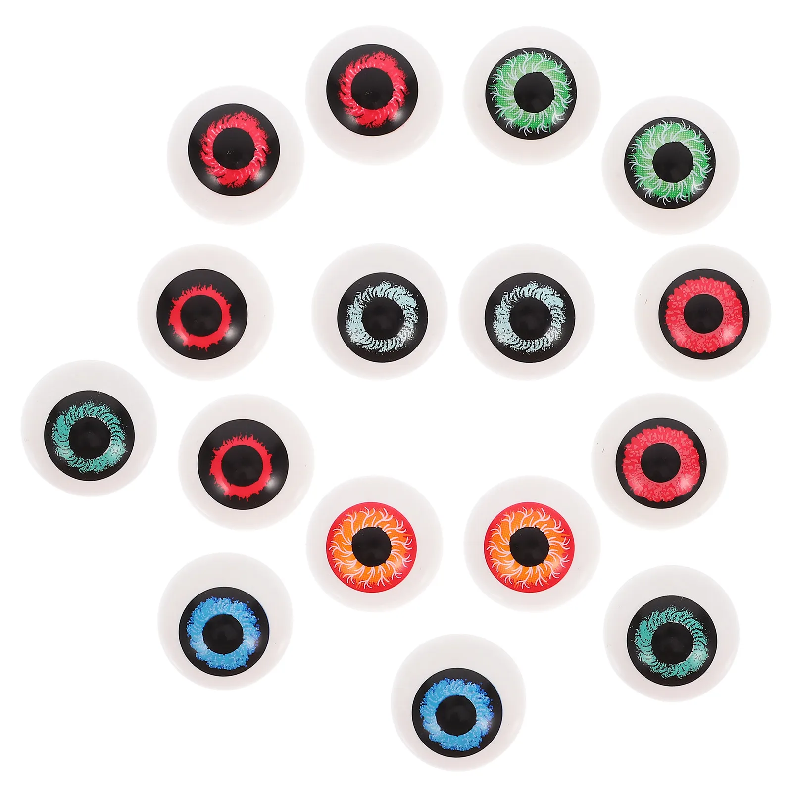 16Pcs Realistic Plastic Halloween Eyeball Props Scary Horror Decor for Parties Festivals DIY Crafts Pranks Wear-Resistant Fake
16Pcs Realistic Plastic Halloween Eyeball Props Scary Horror Decor for Parties Festivals DIY Crafts Pranks Wear-Resistant Fake