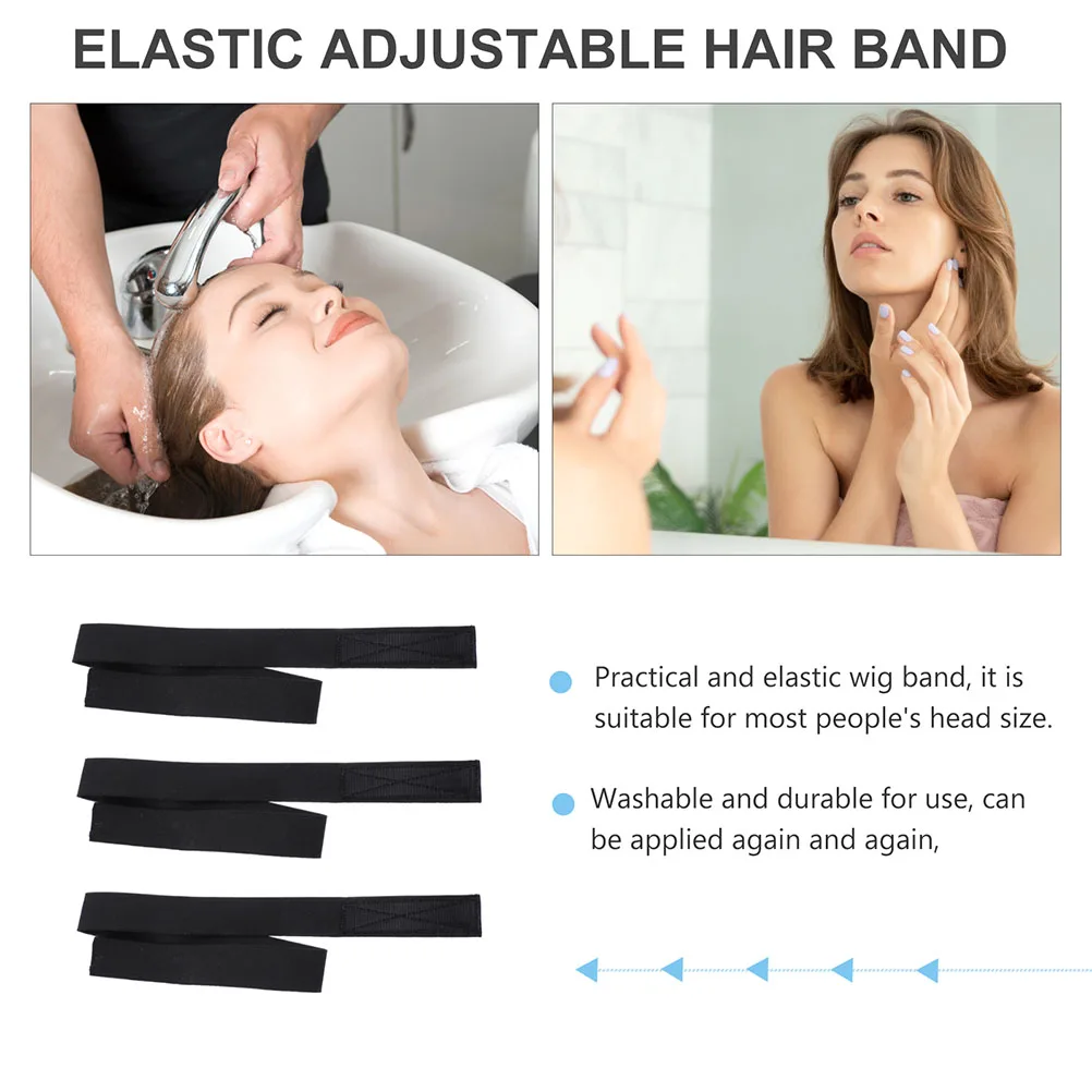 4Pcs Elastic Band Black Adjustable Straps Women Caps Reusable Durable Promote Hair Growth Secure Fit Comfortably Hair Care
4Pcs Elastic Band Black Adjustable Straps Women Caps Reusable Durable Promote Hair Growth Secure Fit Comfortably Hair Care