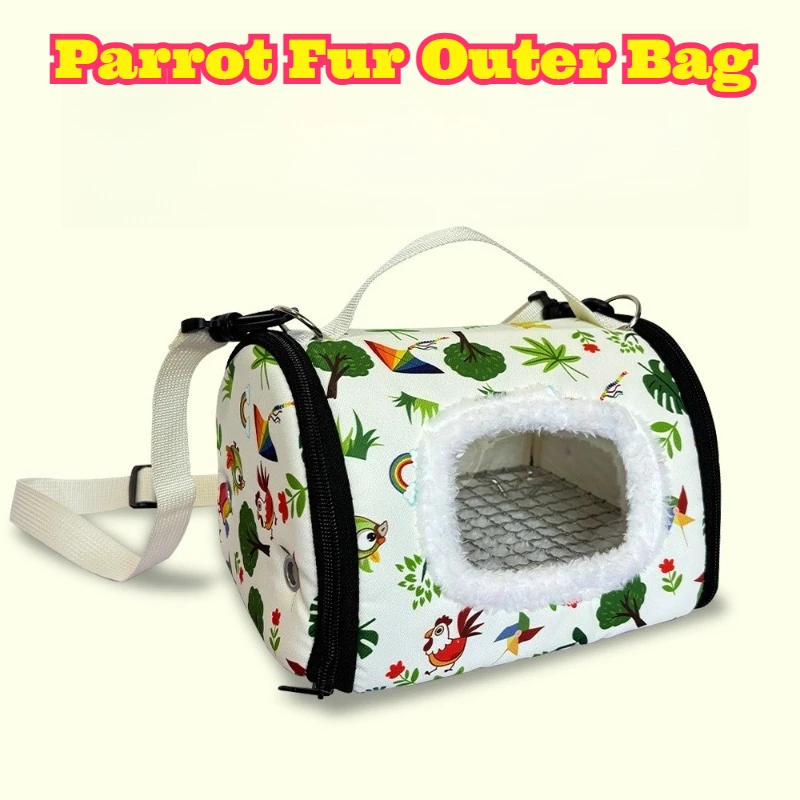 Parrot Fleece Carrier Portable Bird Cage Thick Warm Nest Breathable Outdoor Bag Budgie Lovebird Cockatiel Young Parrot Travel
Parrot Fleece Carrier Portable Bird Cage Thick Warm Nest Breathable Outdoor Bag Budgie Lovebird Cockatiel Young Parrot Travel