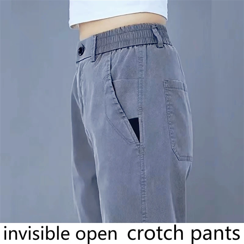 Invisible Zipper Open-crotch Pants Tooling Men's Straight Loose Summer Thin Large-size Casual Work Pants Men Pants Joggers
Invisible Zipper Open-crotch Pants Tooling Men's Straight Loose Summer Thin Large-size Casual Work Pants Men Pants Joggers